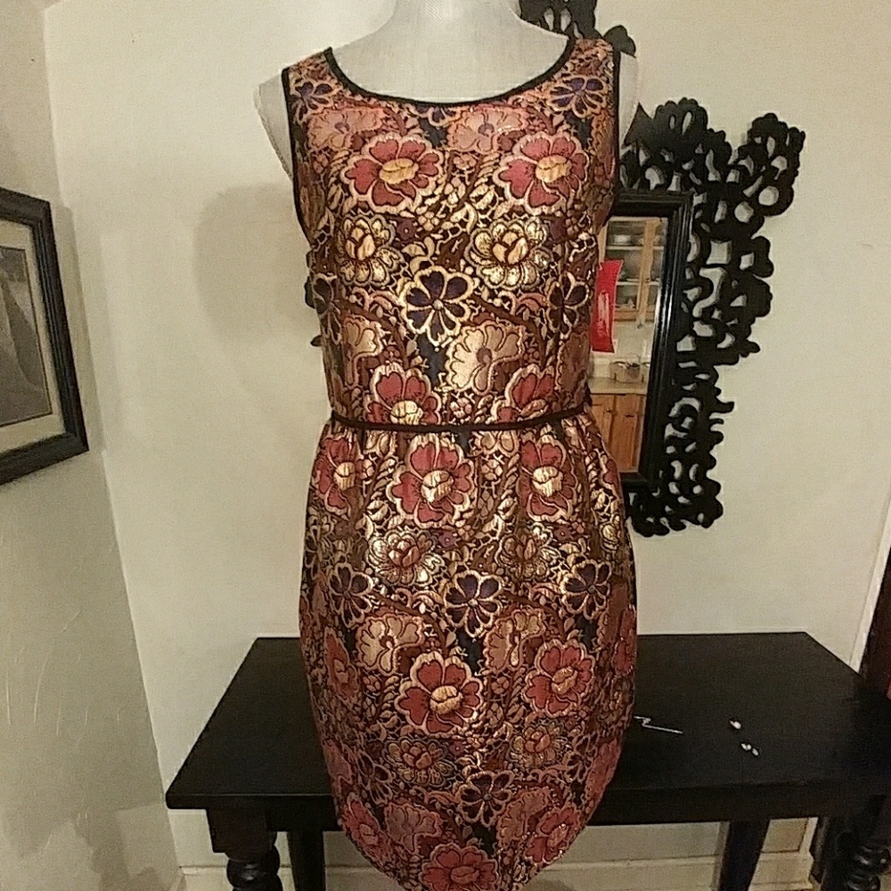 Xhilaration Metallic Dress sz M